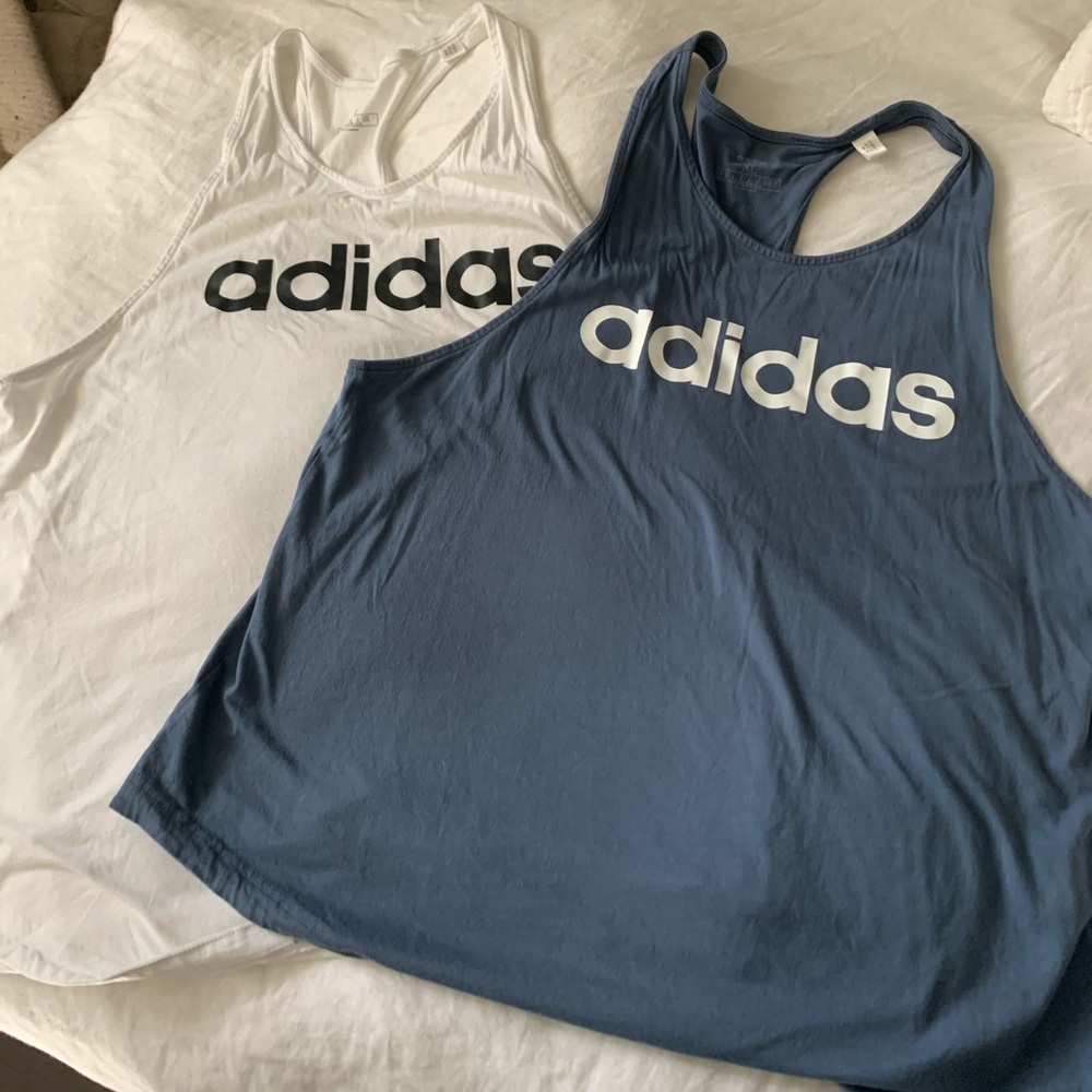 adidas racerback tank tops (set of two)